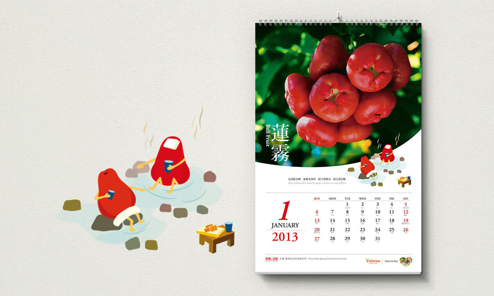 2013水果月曆-1月